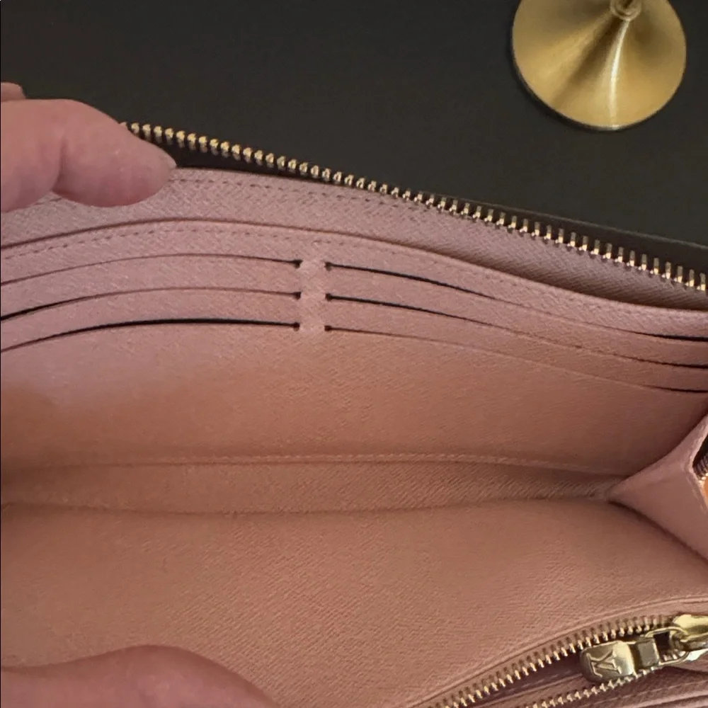 Louis Vuitton Zippy Wallet Damier Ebene Rose Ballerine - Picture 8 of 14